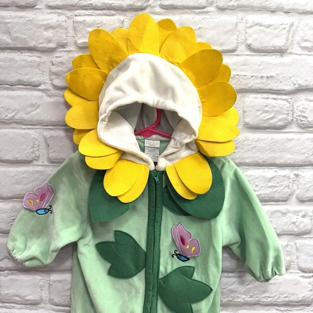 Sunflower Infant Halloween Costume 12 Months Halloween Bodysuit Warm Ships Fast!